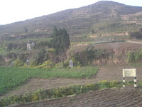 View from the train to Xi&rsquo;an